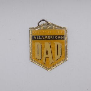VINTAGE Genuine All American Dad Keychain